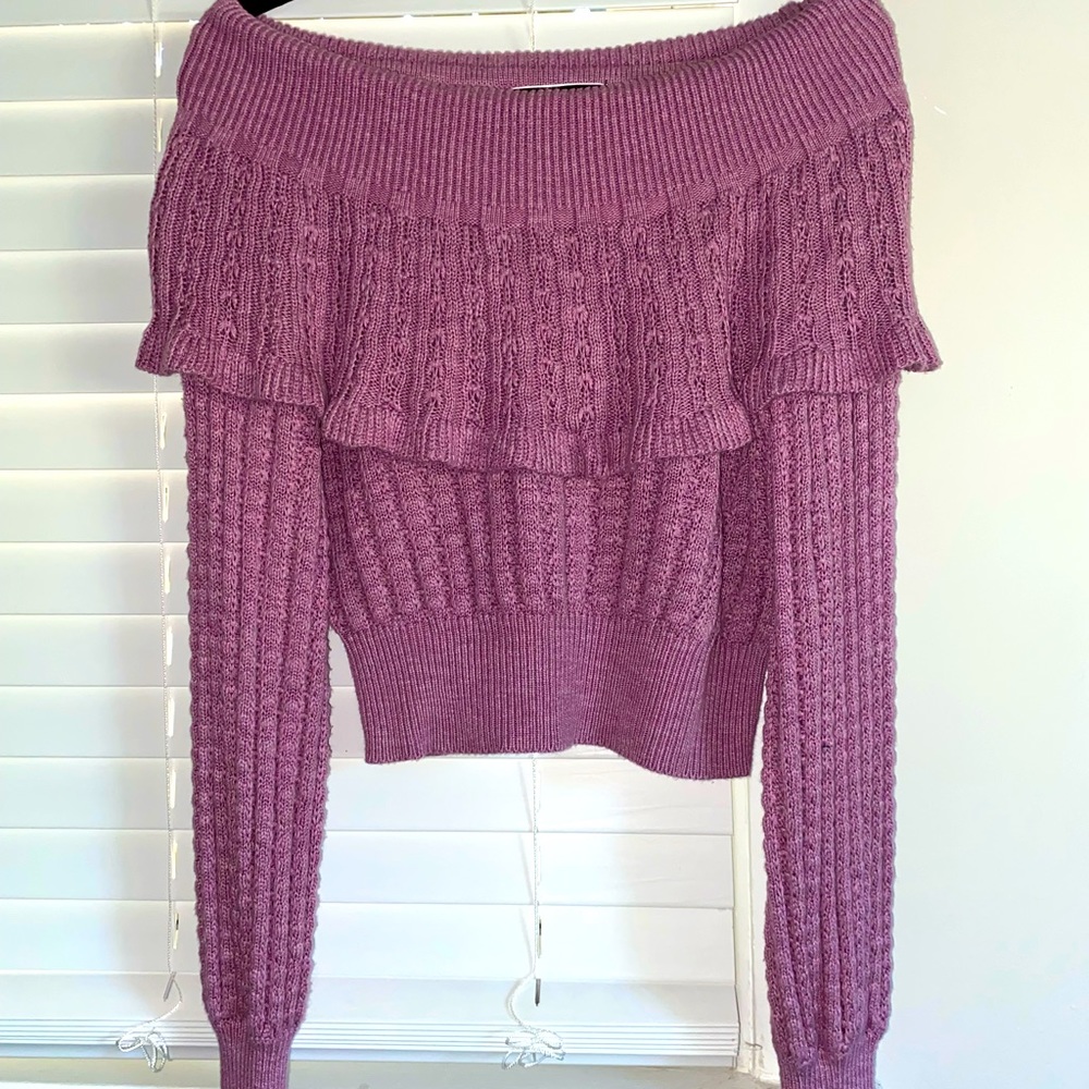 Boutique Off the Shoulder Sweater